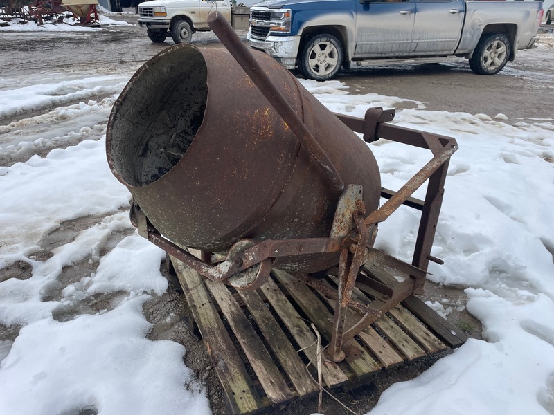 Construction  Teagle Cement Mixer - 3 Point Hitch Photo